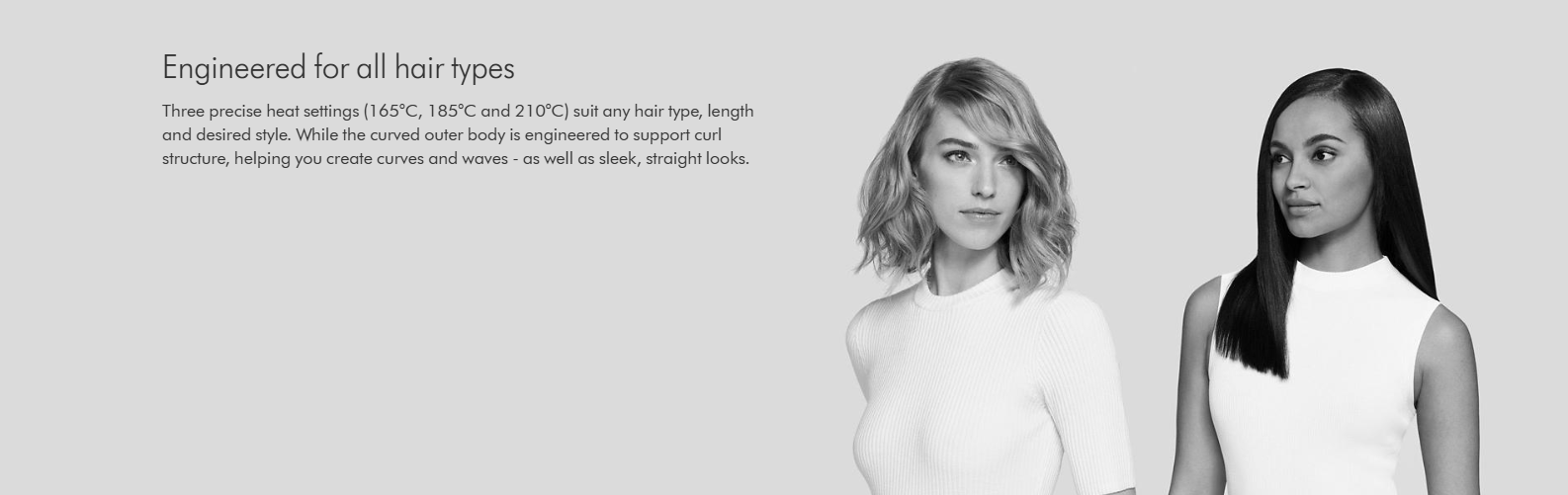 Dyson Corrale engineered for all hair types — three precise heat settings