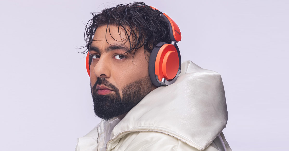Dyson OnTrac × Badshah — luxury ANC headphones up to -40 dB